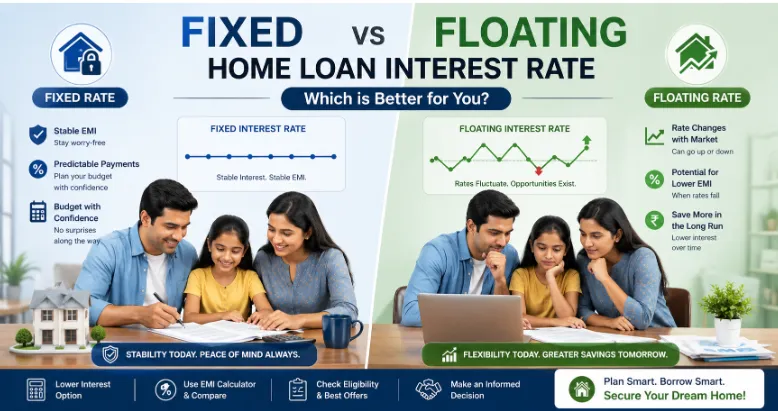 Fixed vs Floating Home Loan Interest Rate – Which is Better?